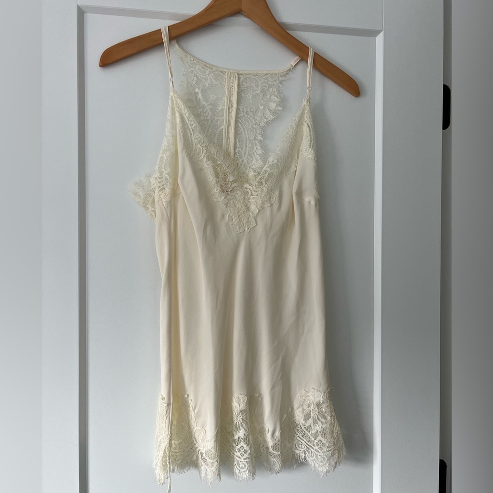 Gold Hawk - Silk and Lace Cami - Size Small